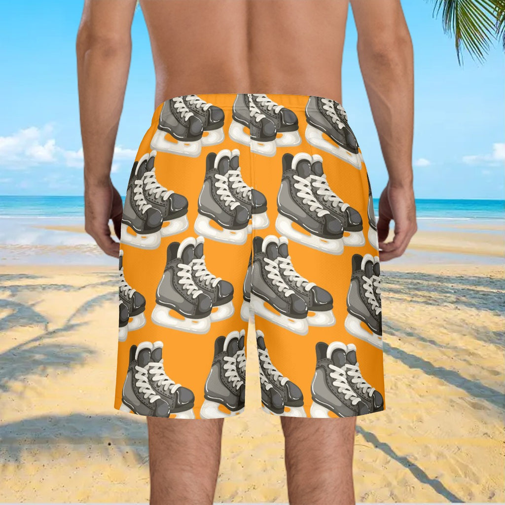 Water to Workout Hybrid Shorts - Hockey Skates Orange