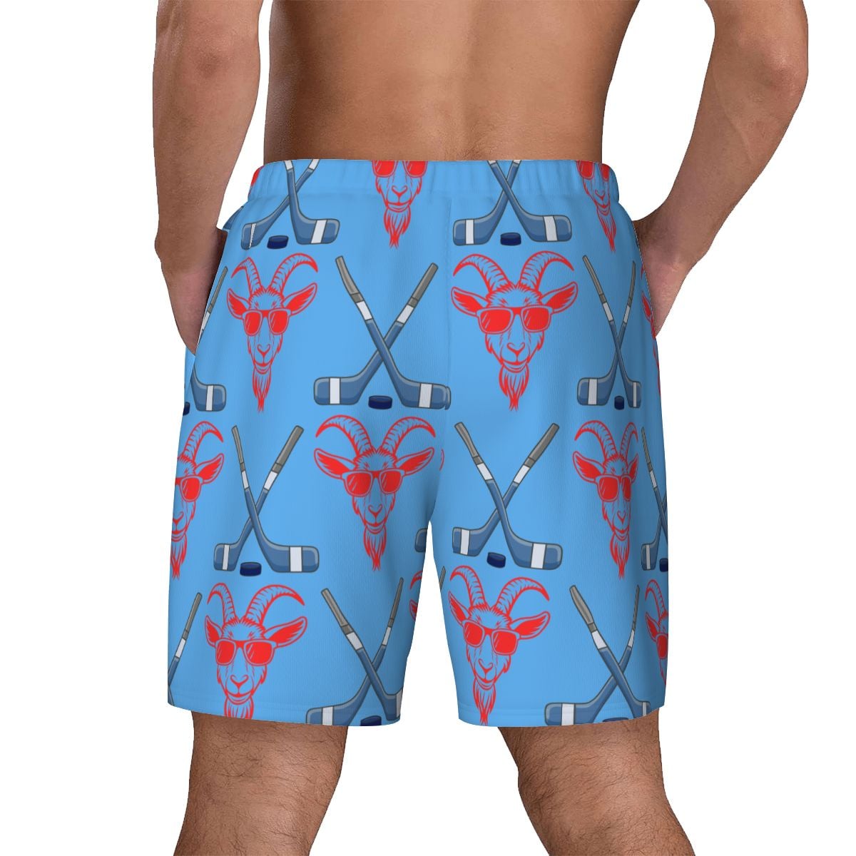 W2W Pro Mesh Hybrid Shorts - Goated Hockey Sky Blue