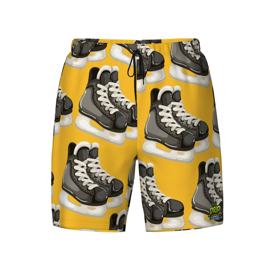 W2W Pro Mesh Hybrid Shorts - Hockey Skates Classic Gold
