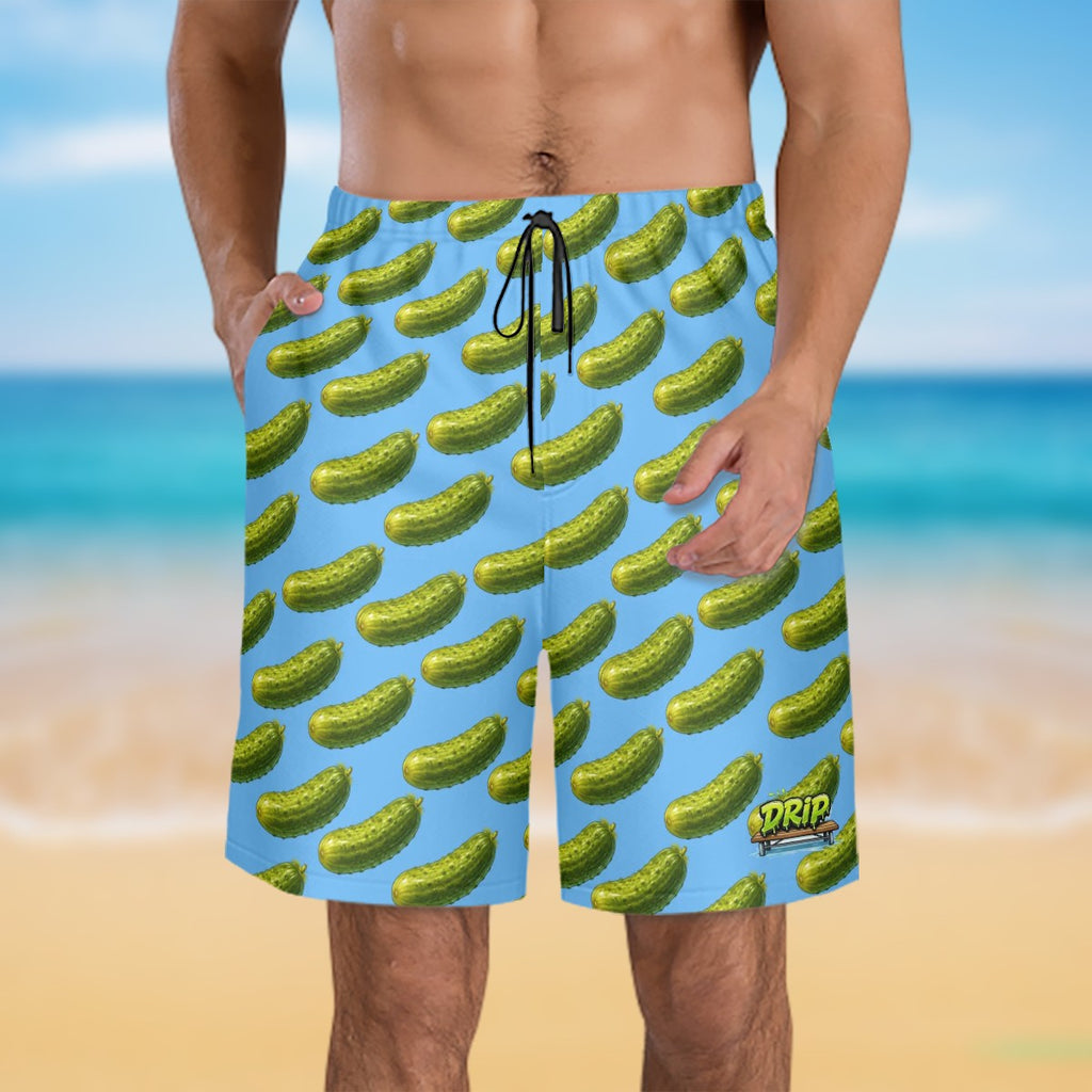 Men/Teen Swim Shorts - Pickled Blue
