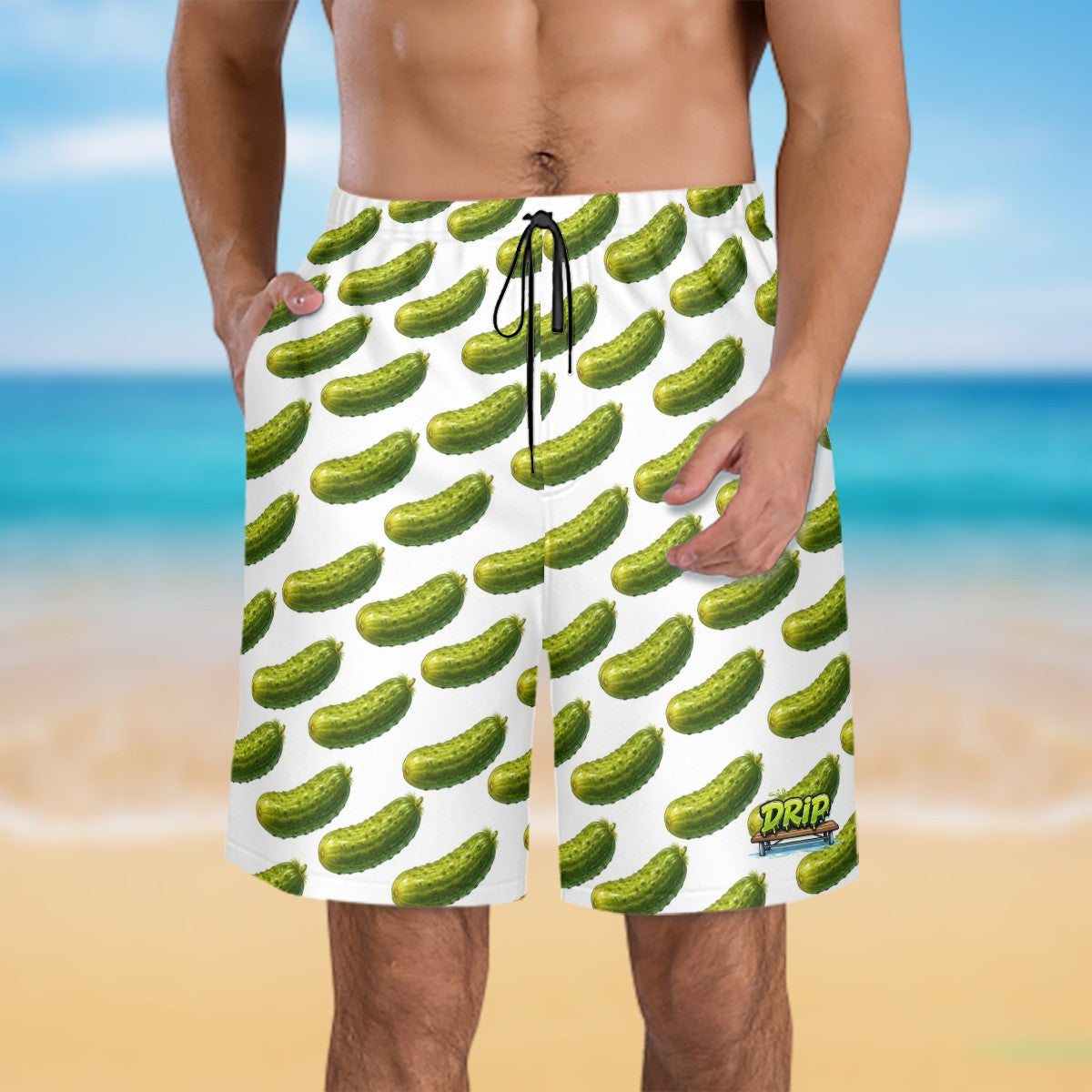 Water to Work Out Hybrid Men/Teen Shorts - Pickled White