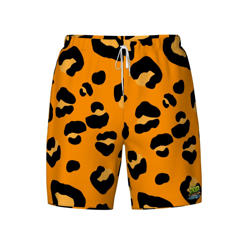 W2W Pro Mesh Hybrid Shorts - Drip Bench Leopard Orange