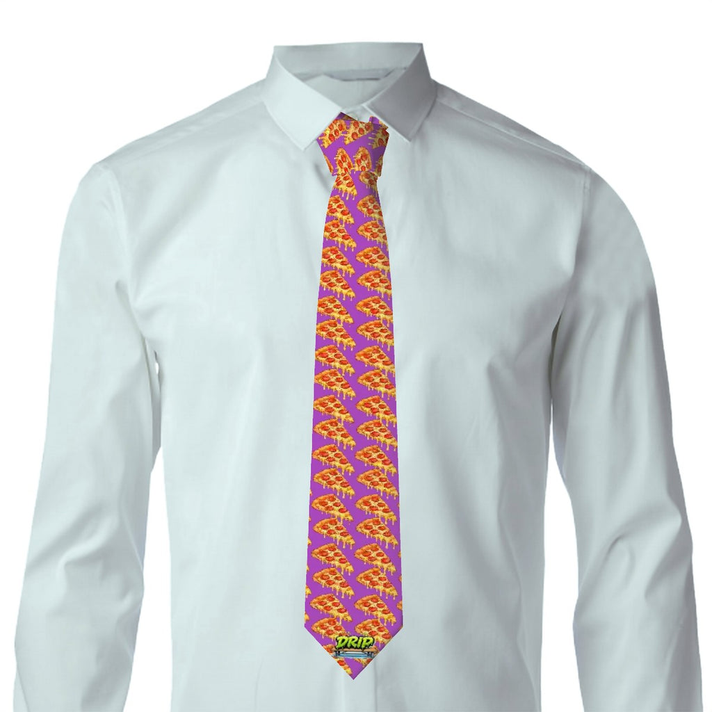 Game Day Tie - Pizza Purple