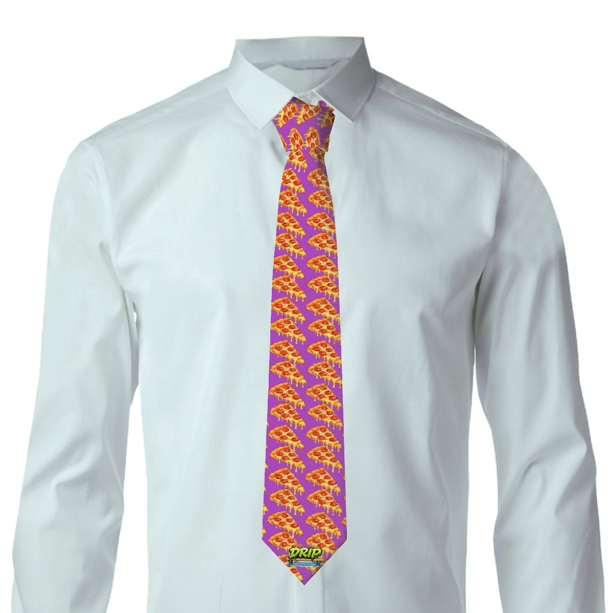 Game Day Tie - Pizza Purple