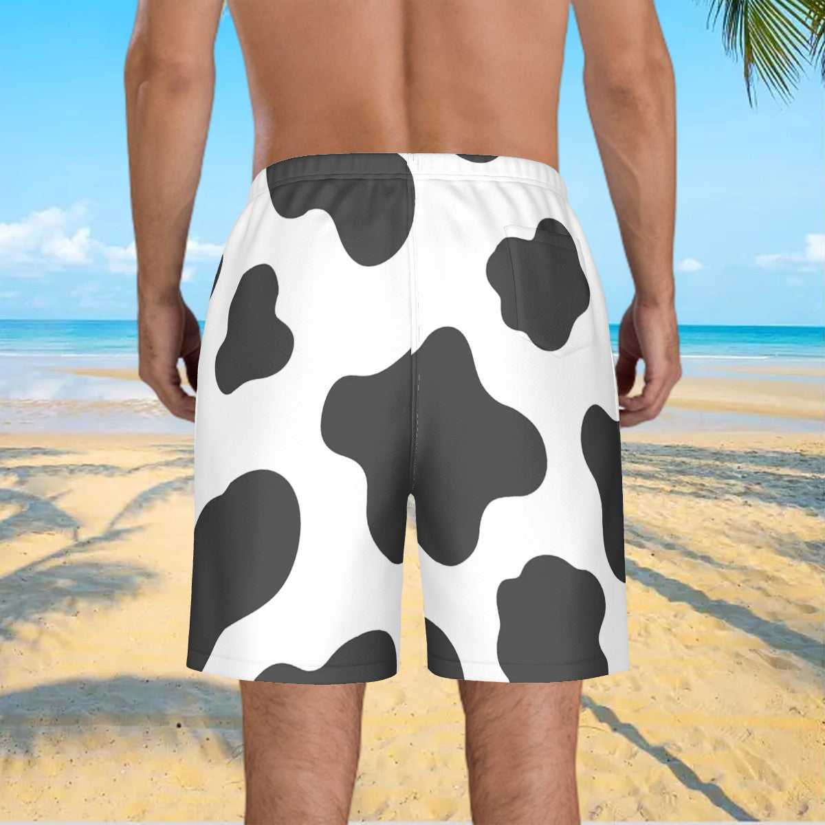 Men/Teen Swim Shorts - Cow Tipping Drip