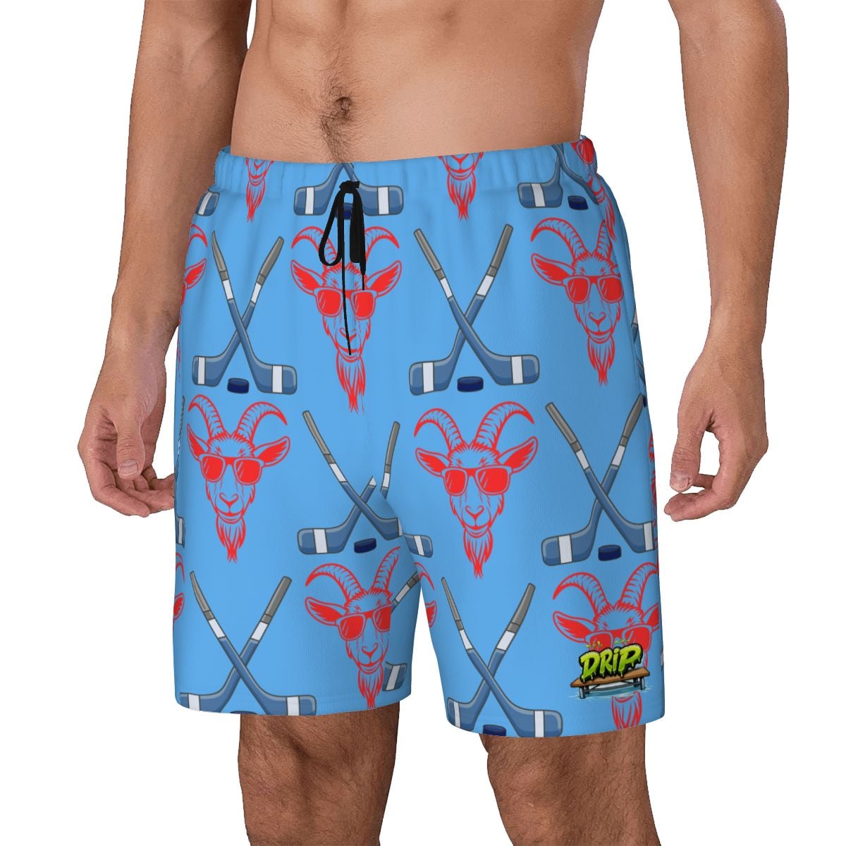W2W Pro Mesh Hybrid Shorts - Goated Hockey Sky Blue