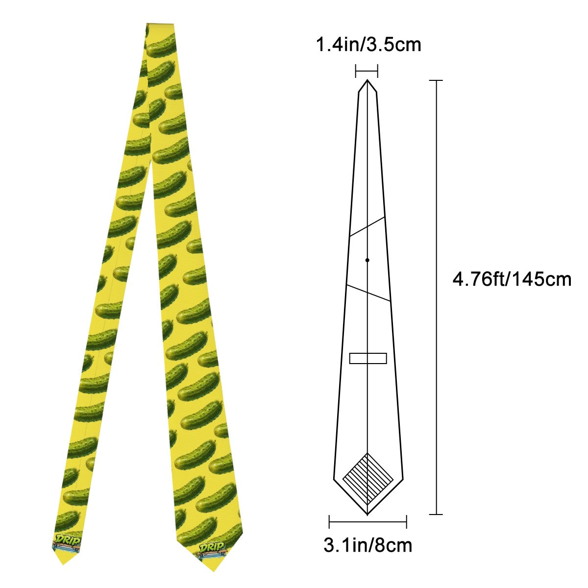 Game Day Tie - Pickled Yellow