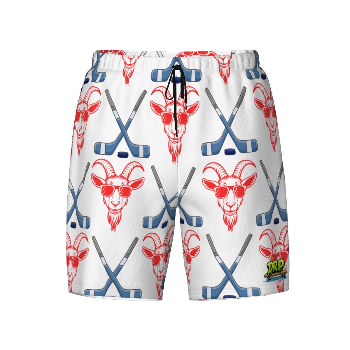 W2W Pro Mesh Hybrid Shorts - Goated Hockey White