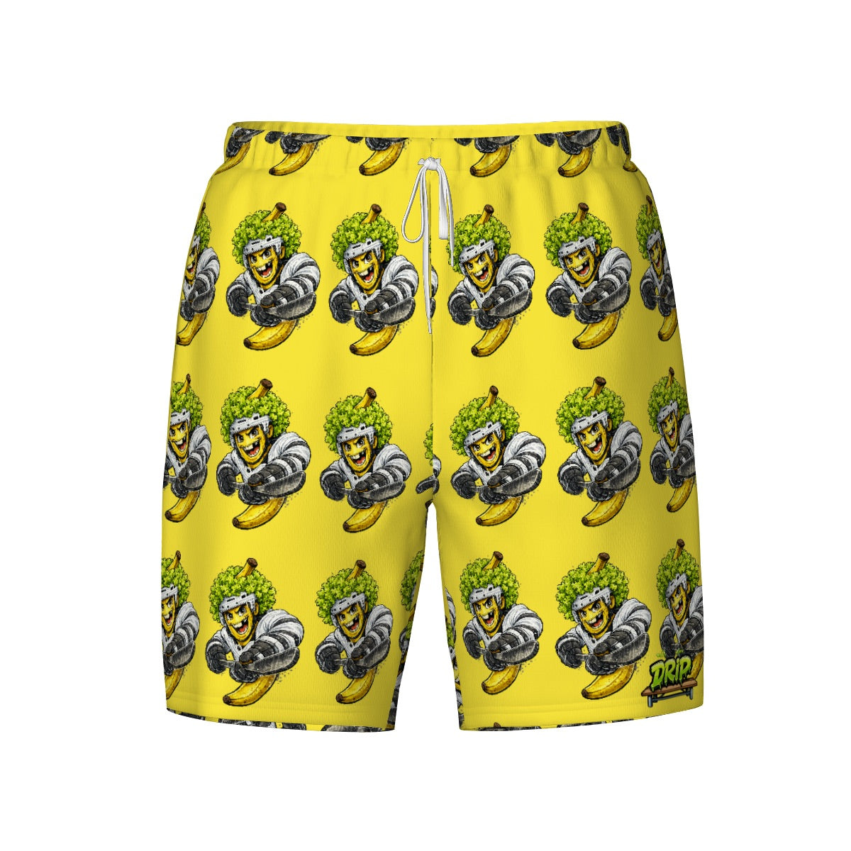 W2W Pro Mesh Hybrid Shorts - Banana Lettuce Flow