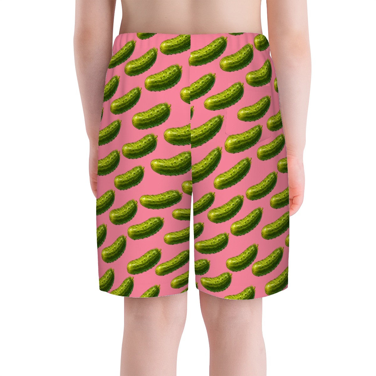 Youth Swim Shorts - Pickled Pink