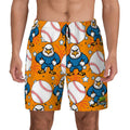 W2W Pro Mesh Hybrid Shorts - Stars and Strikes Orange