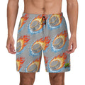W2W Pro Mesh Hybrid Shorts - Flamin Hockey Pucks Grey