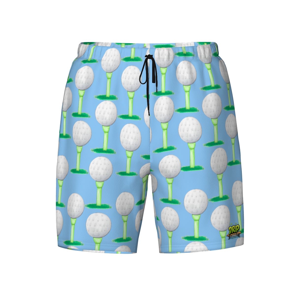 W2W Pro Mesh Hybrid Shorts - Golf Ball and Tee Ice Blue