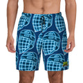 W2W Pro Mesh Hybrid Shorts - Hockey Helmet Neon Blue Midnight