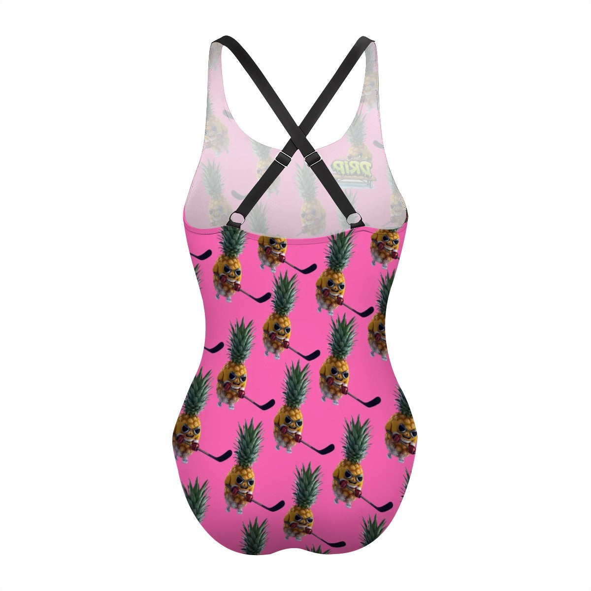 Cross-Back One Piece Swimsuit Women - Piney Snipes Pink