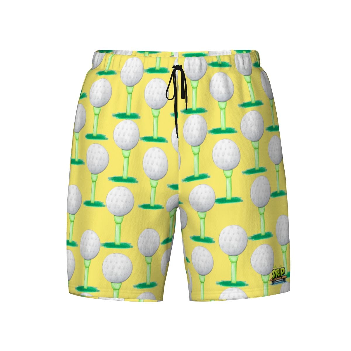W2W Pro Mesh Hybrid Shorts - Golf Ball and Tee Yellow