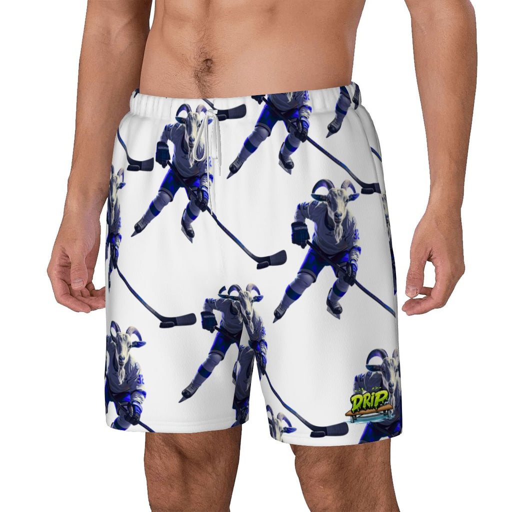 W2W Pro Mesh Hybrid Shorts - The Hockey Goat White