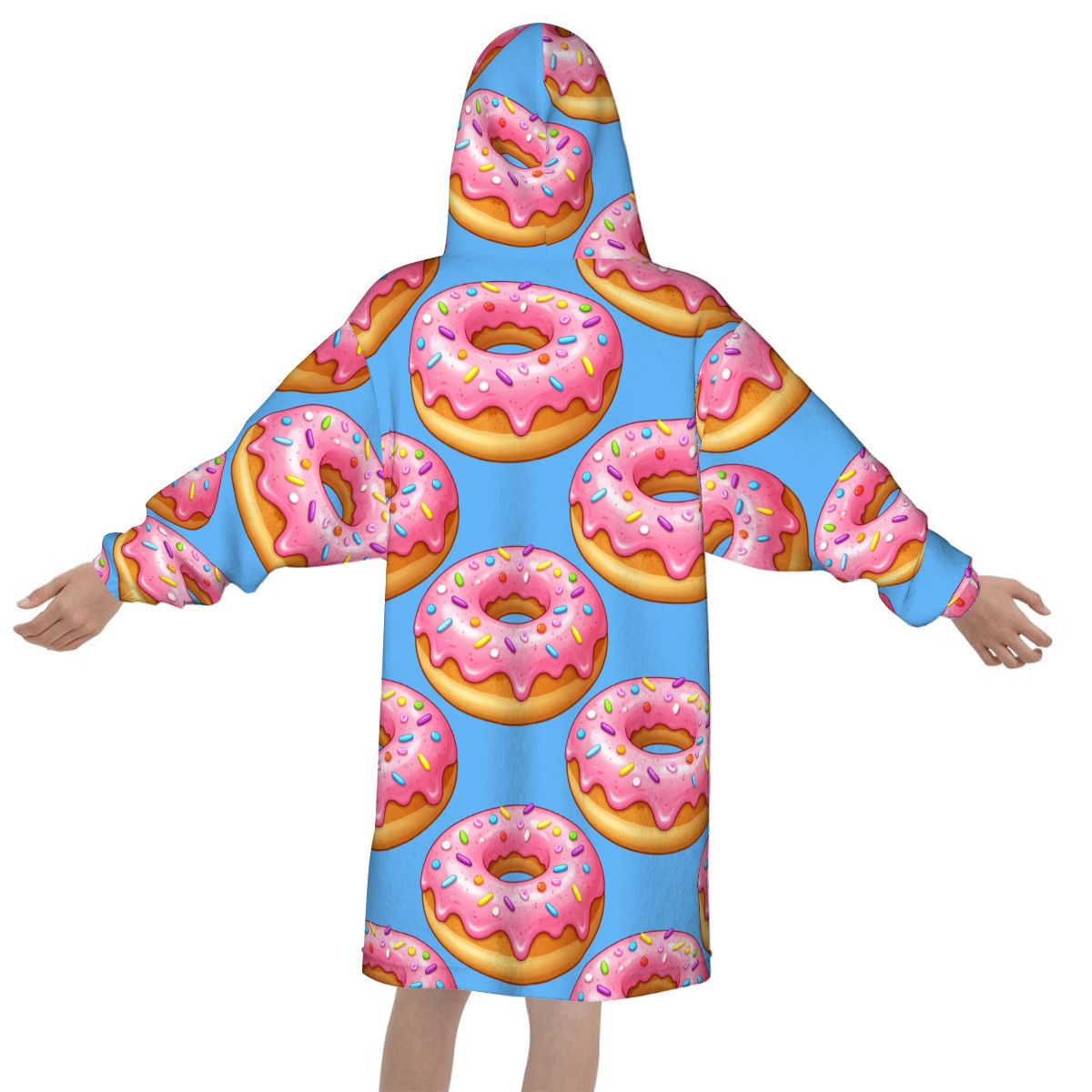 Youth Blanket Sweatshirt - Donut Drip Blue