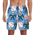 W2W Pro Mesh Hybrid Shorts - Stars and Strikes Sky Blue