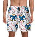 W2W Pro Mesh Hybrid Shorts - Stars and Strikes White