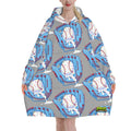 Adult Blanket Sweatshirt - Sprinkles Ice Cream Drip Grey