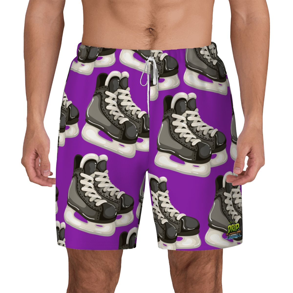 W2W Pro Mesh Hybrid Shorts - Hockey Skates Classic Purple