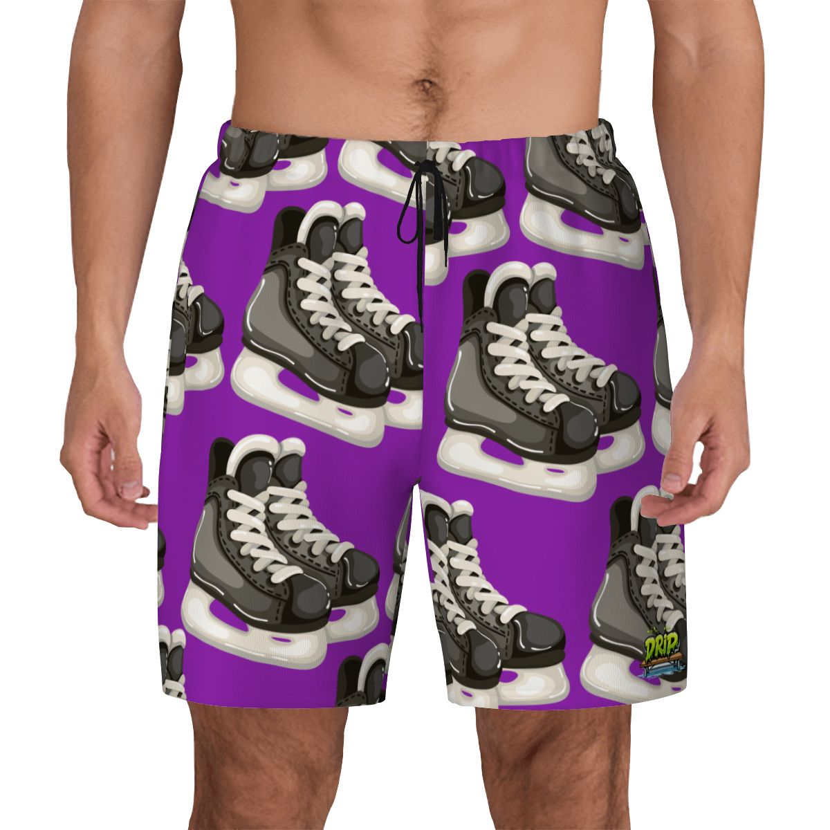 W2W Pro Mesh Hybrid Shorts - Hockey Skates Classic Purple