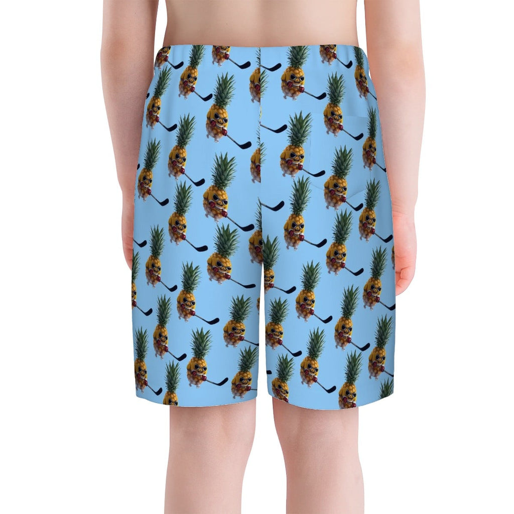 Youth Swim Shorts - Piney Snipes Blue