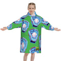 Youth Blanket Sweatshirt - Baseball Sprinkles Drip Turf Green