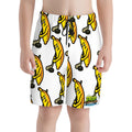 Youth Swim Shorts - Bananas for Hockey White