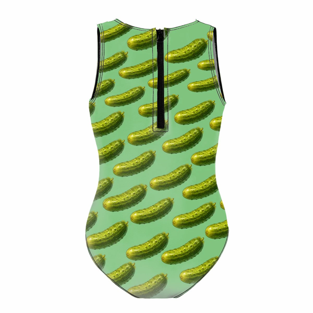 Girls One Piece Swimsuits - Drip Bench Pickled Green