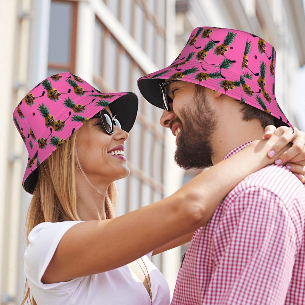 Drip Bucket Hat - Piney Snipe Pink