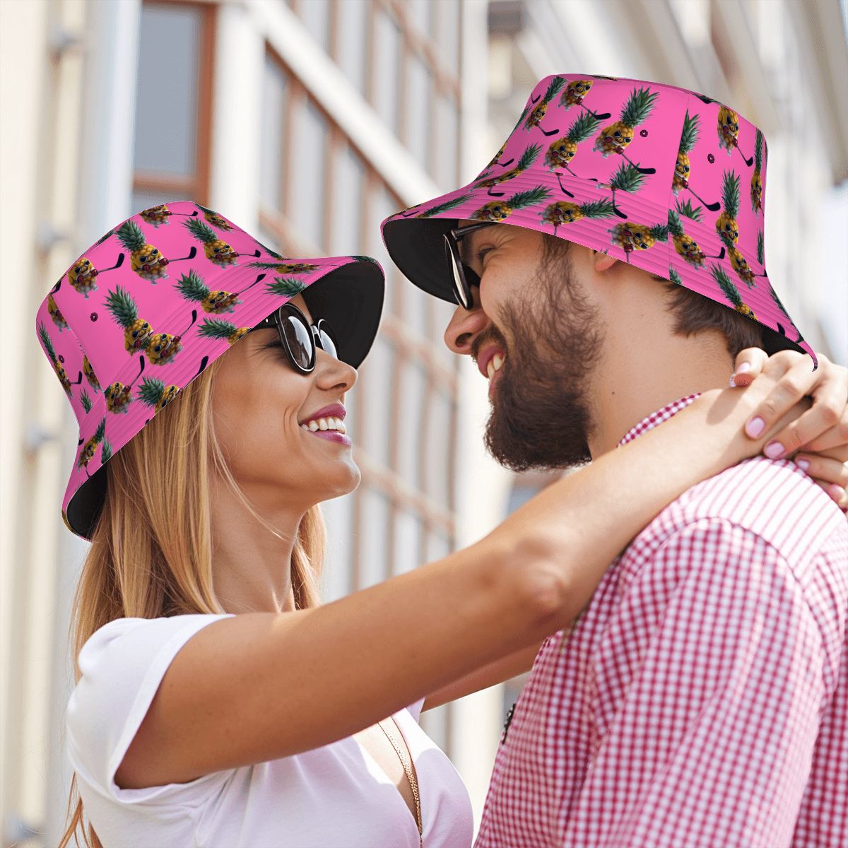 Drip Bucket Hat - Piney Snipe Pink