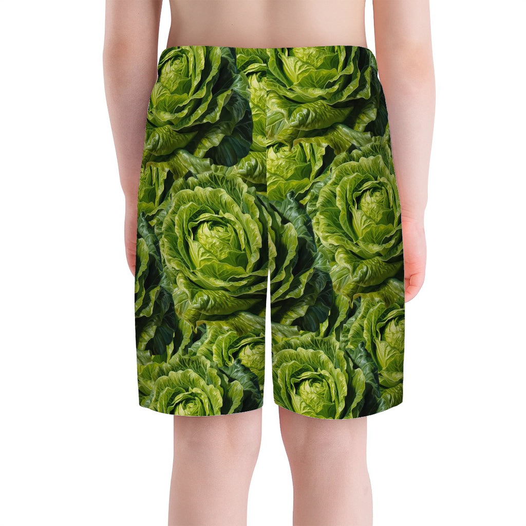 Youth Swim Shorts - Lettuce Everywhere