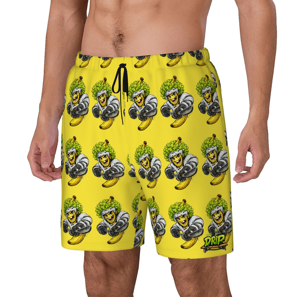 W2W Pro Mesh Hybrid Shorts - Banana Lettuce Flow