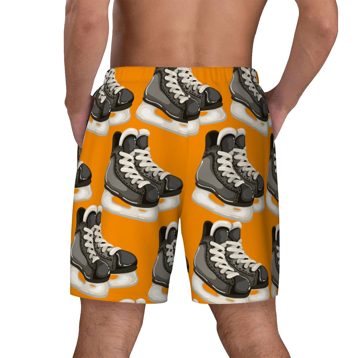 W2W Pro Mesh Hybrid Shorts - Hockey Skates Classic Orange