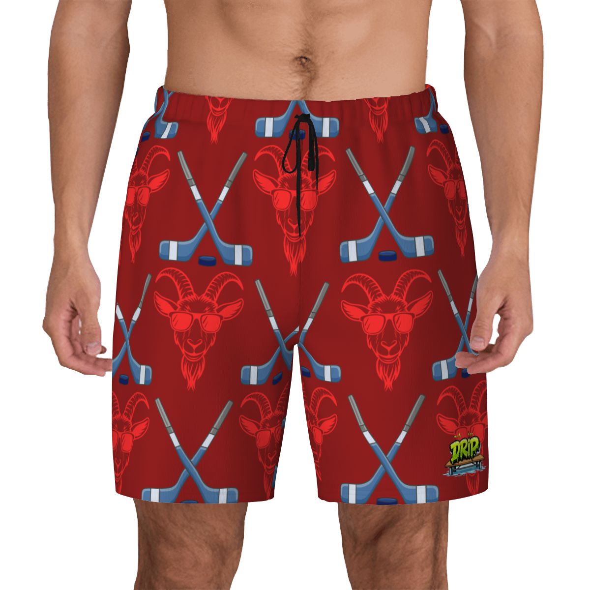 W2W Pro Mesh Hybrid Shorts - Goated Hockey Classic Red