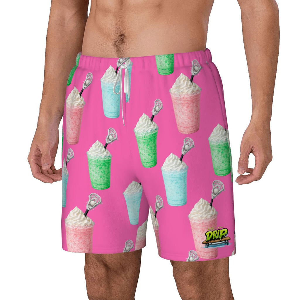 W2W Pro Mesh Hybrid Shorts - Ice Cream Lacrosse Hot Pink