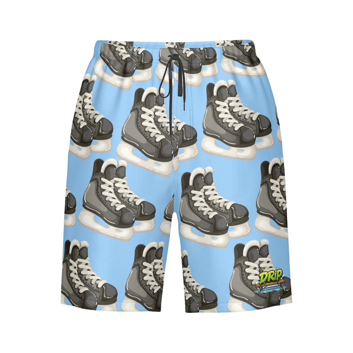 Water to Workout Hybrid Shorts - Hockey Skates Ice Blue