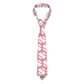 Game Day Tie - Baseballs Classic Pink