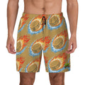 W2W Pro Mesh Hybrid Shorts - Flamin Hockey Pucks Beige
