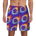 W2W Pro Mesh Hybrid Shorts - Flamin Hockey Puck Royal Purple