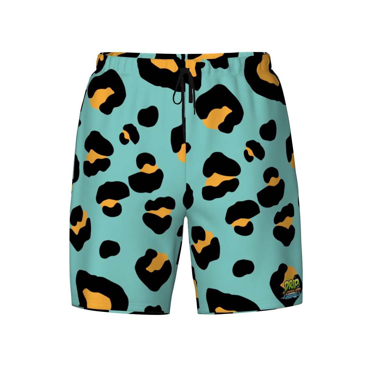 W2W Pro Mesh Hybrid Shorts - Drip Bench Leopard Caribbean
