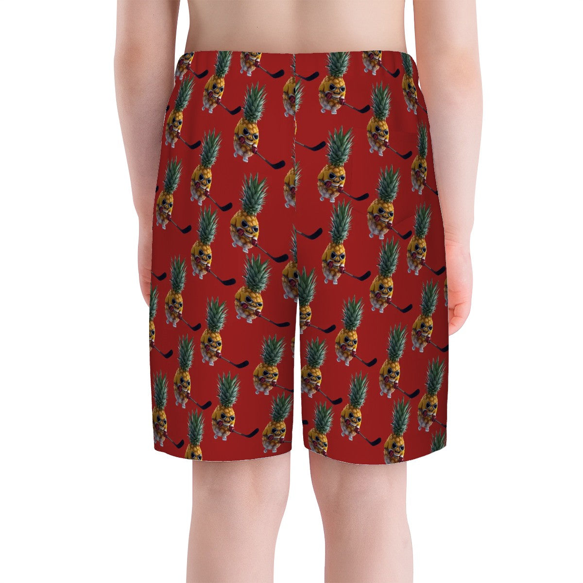 Youth Swim Shorts - Piney Snipes Classic Red