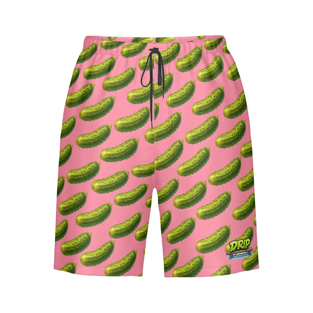 Men/Teen Swim Shorts - Pickled Pink