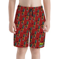 Youth Swim Shorts - Piney Snipes Classic Red