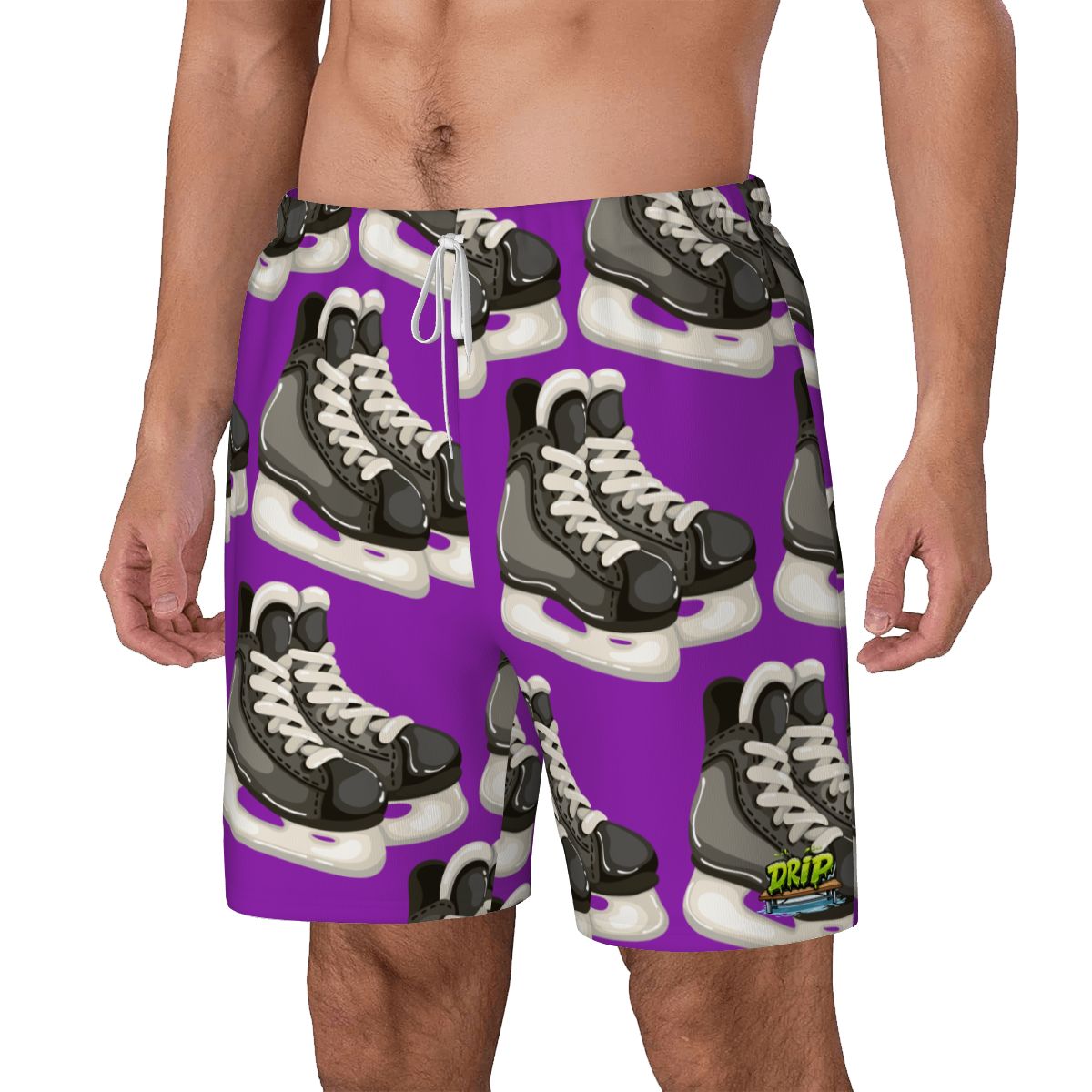 W2W Pro Mesh Hybrid Shorts - Hockey Skates Classic Purple