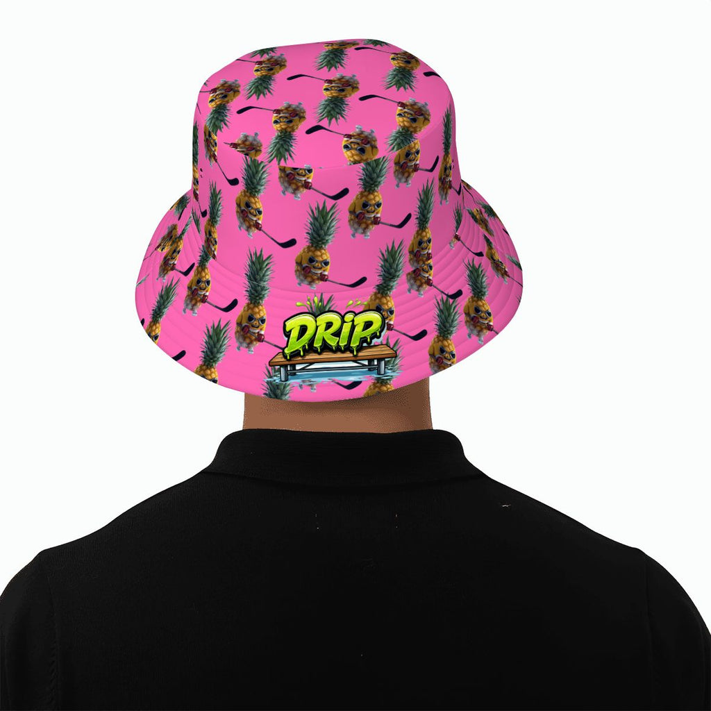 Drip Bucket Hat - Piney Snipe Pink