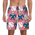 W2W Pro Mesh Hybrid Shorts - Stars and Strikes Pink