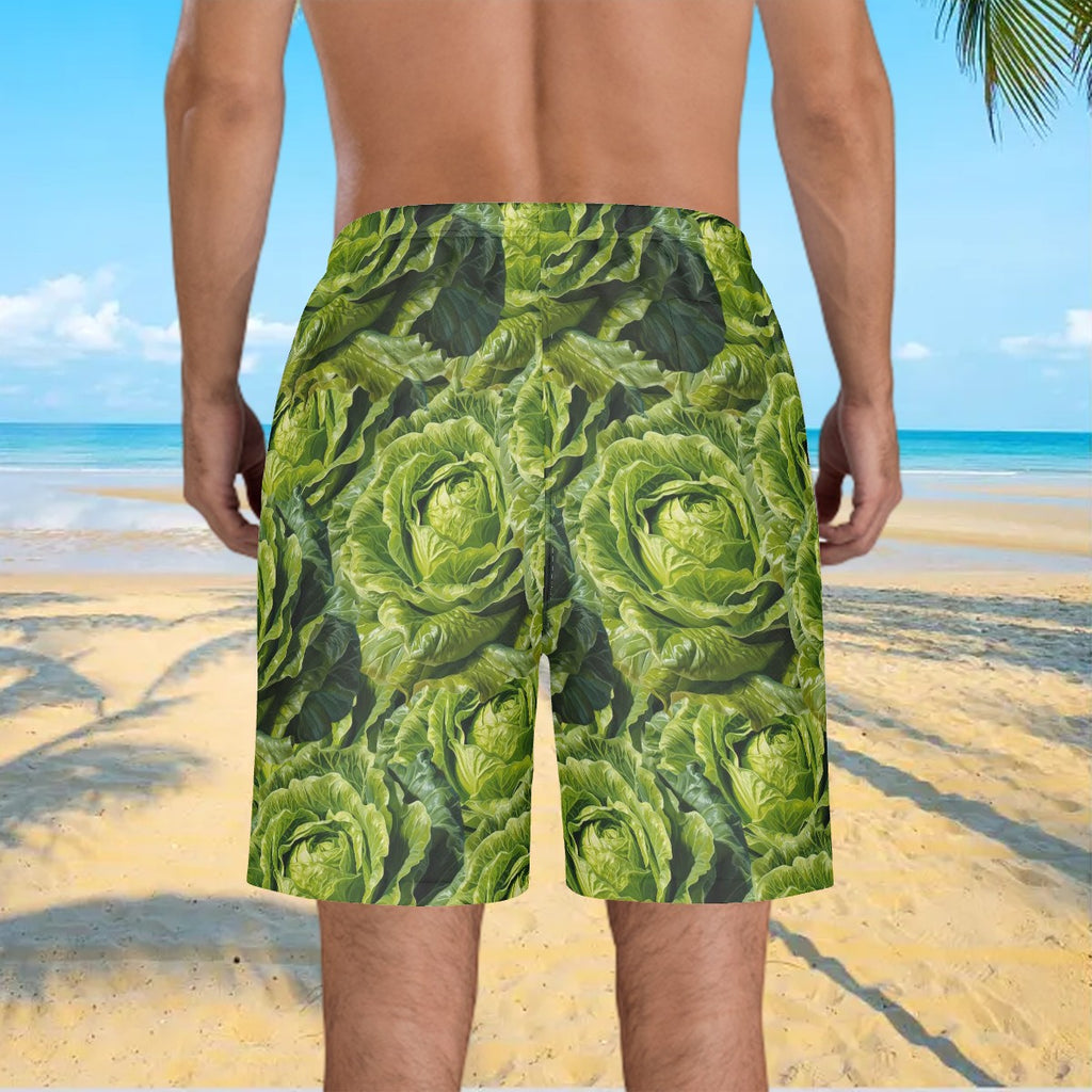 Men/Teen Swim Shorts - Lettuce Everywhere